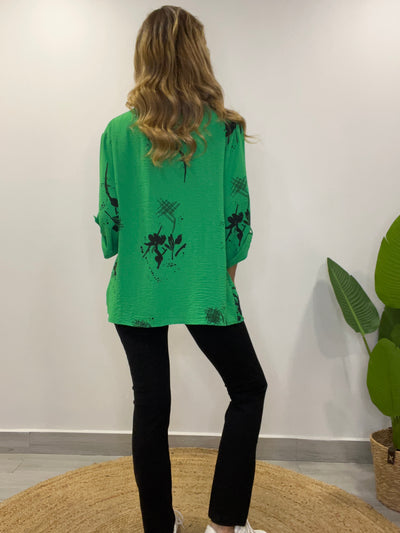 Blusa Crep Veracruz verde