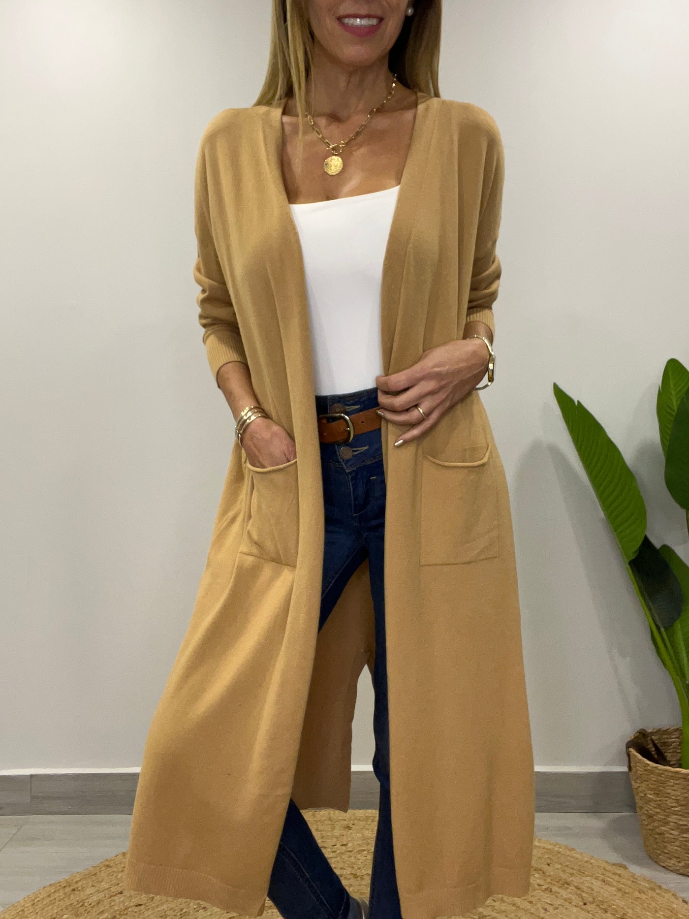 Cárdigan Tifani Camel