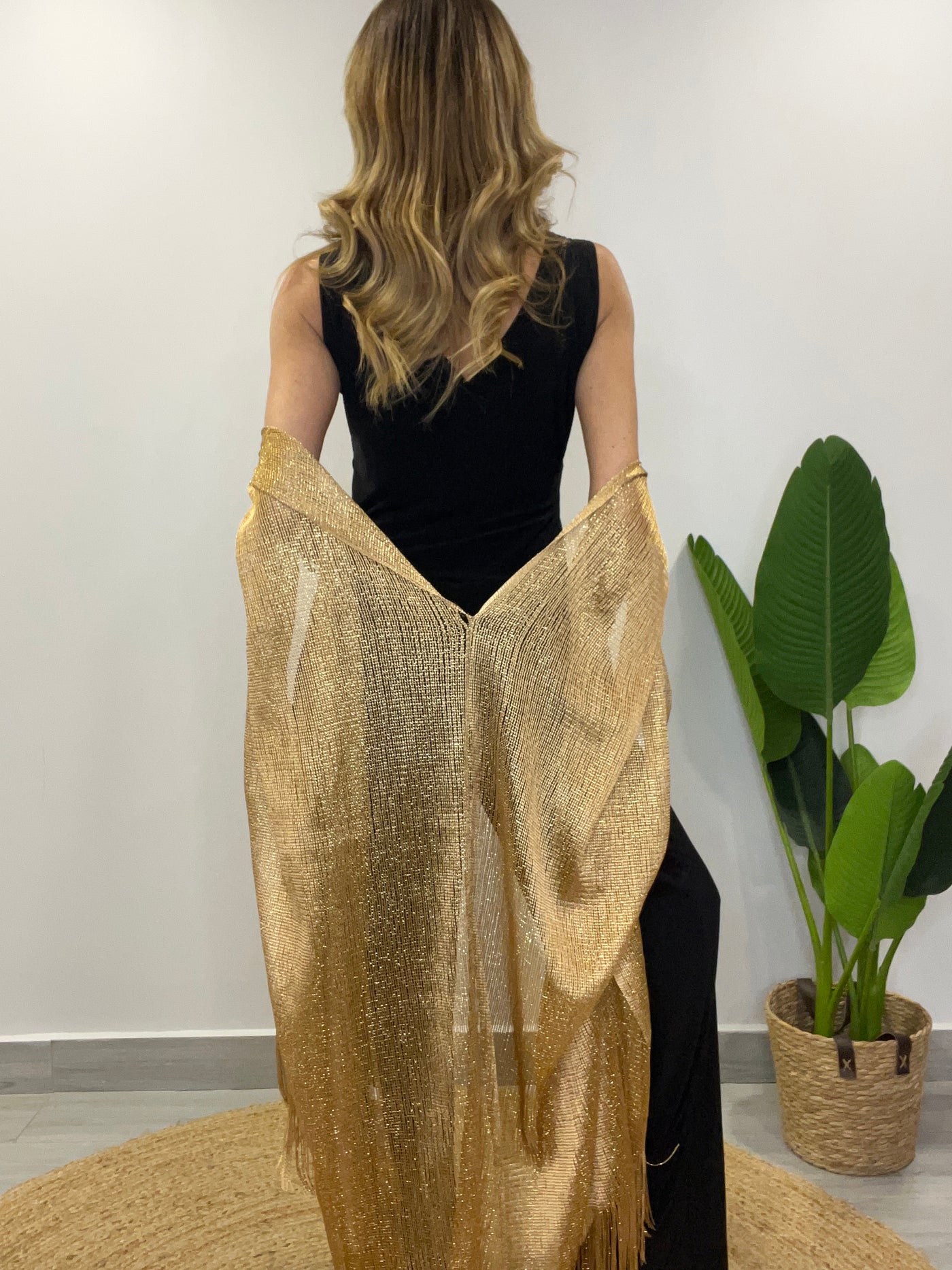 Tapado fiesta Lux dorado