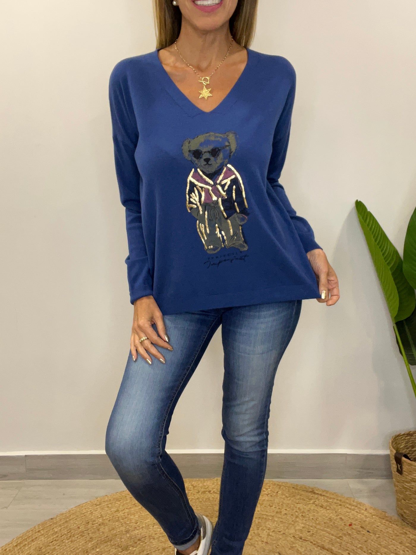 Sweater Bear Azul