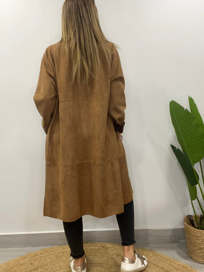 Trench Gamuza Báltico Camel