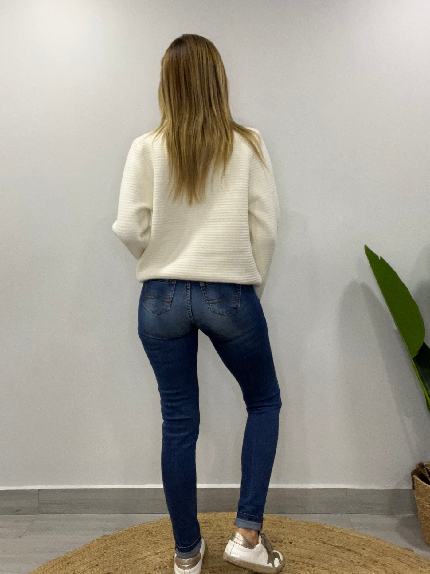 Abrigo corto Elisa Crema