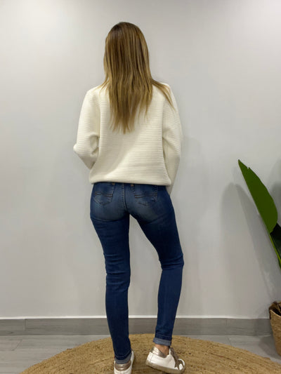 Abrigo corto Elisa Crema