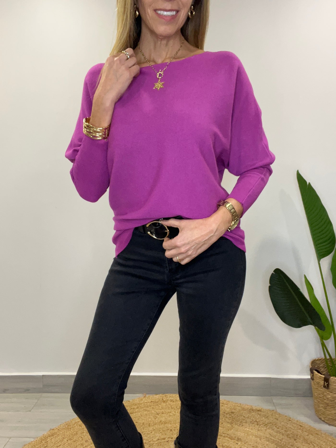 Sweater Singapur magenta