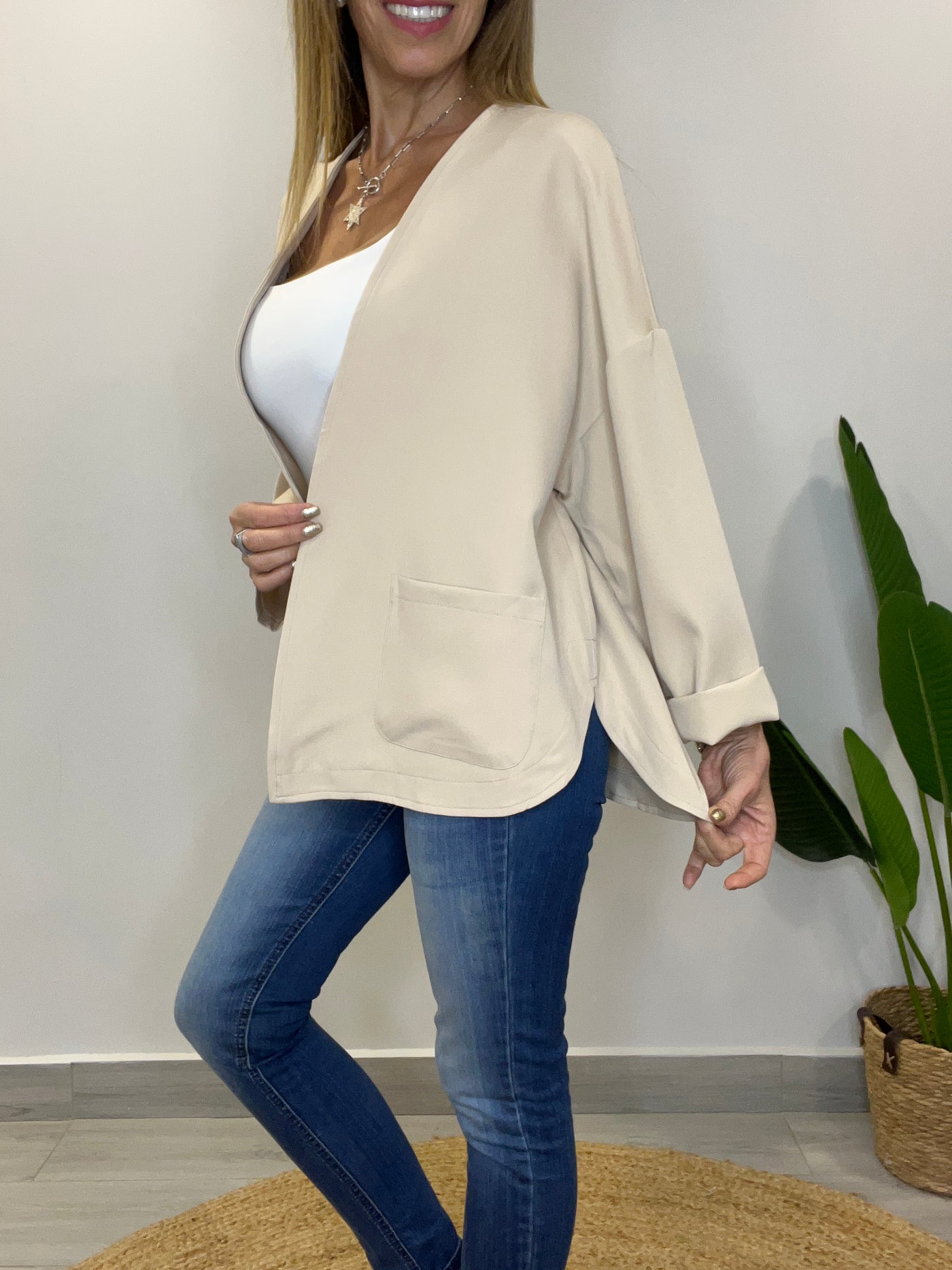 Tapado/Blazer Riviera Beige