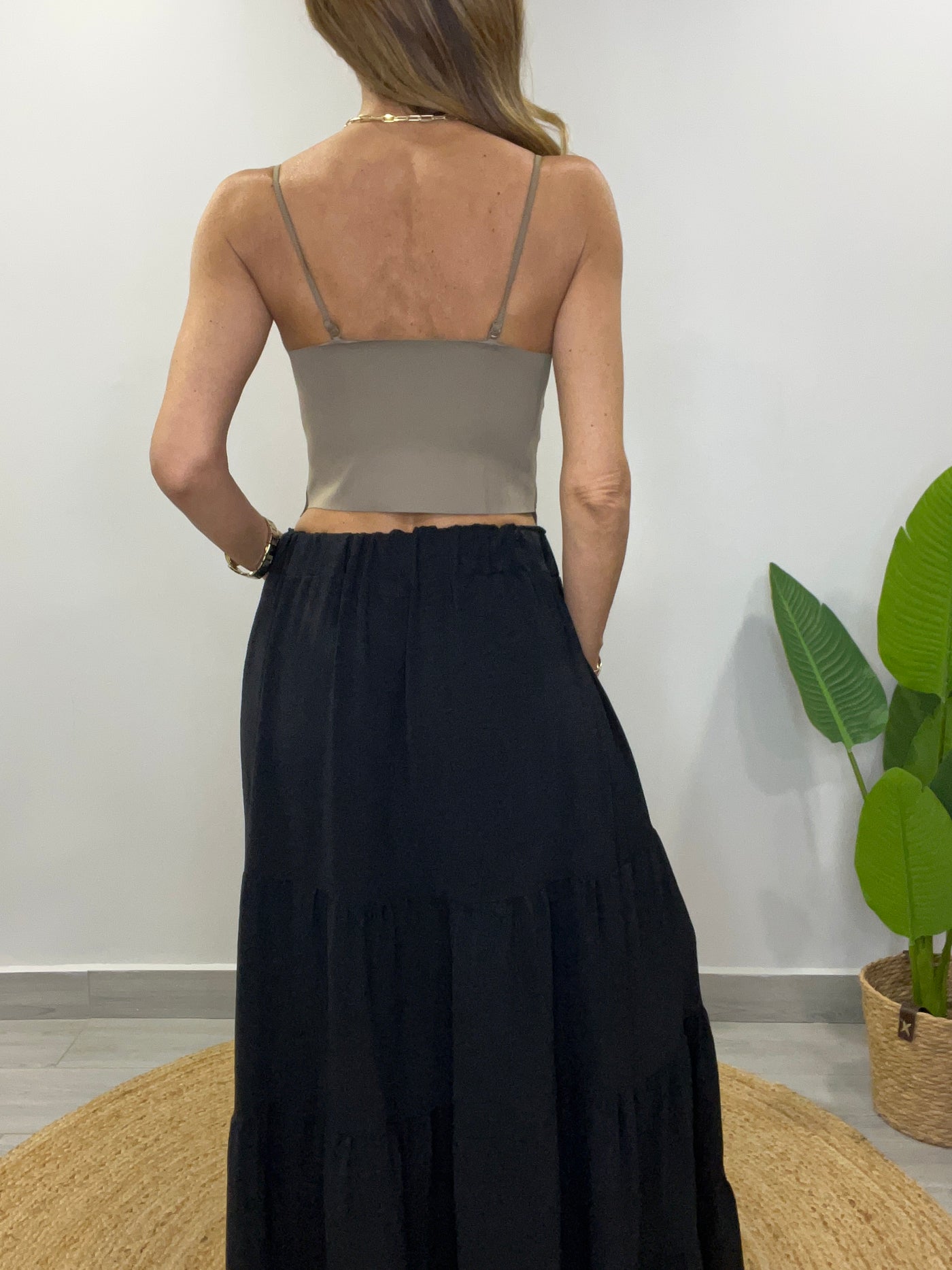 Peto lycra/encaje Anabel Taupe