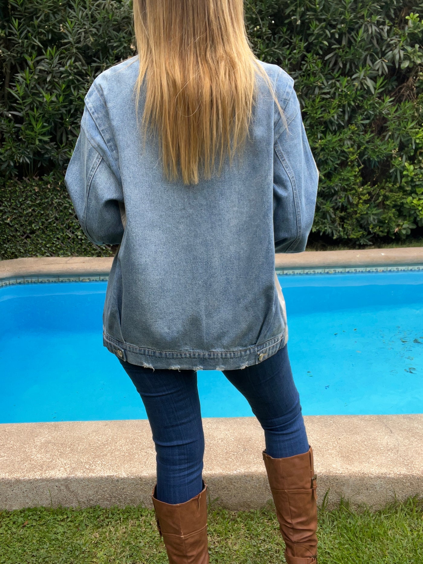 Chaqueta mezclilla Navir Blanca