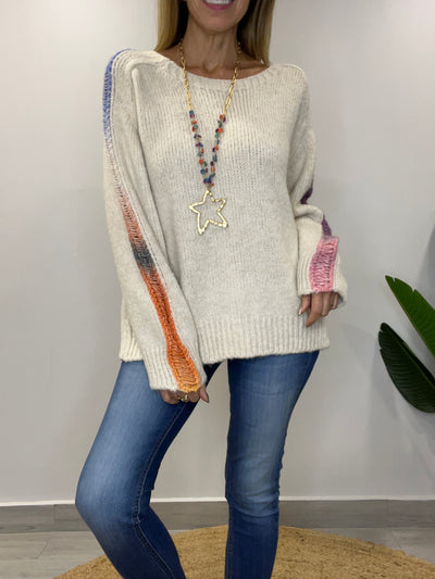 Sweater Italiano Lana Martina crudo