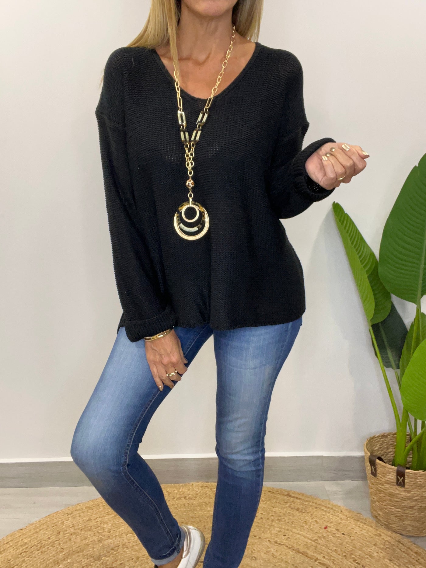 Sweater Melina negro