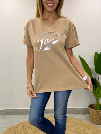 Polera Fame Camel