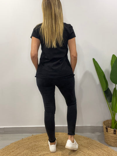 Polera Love Negra