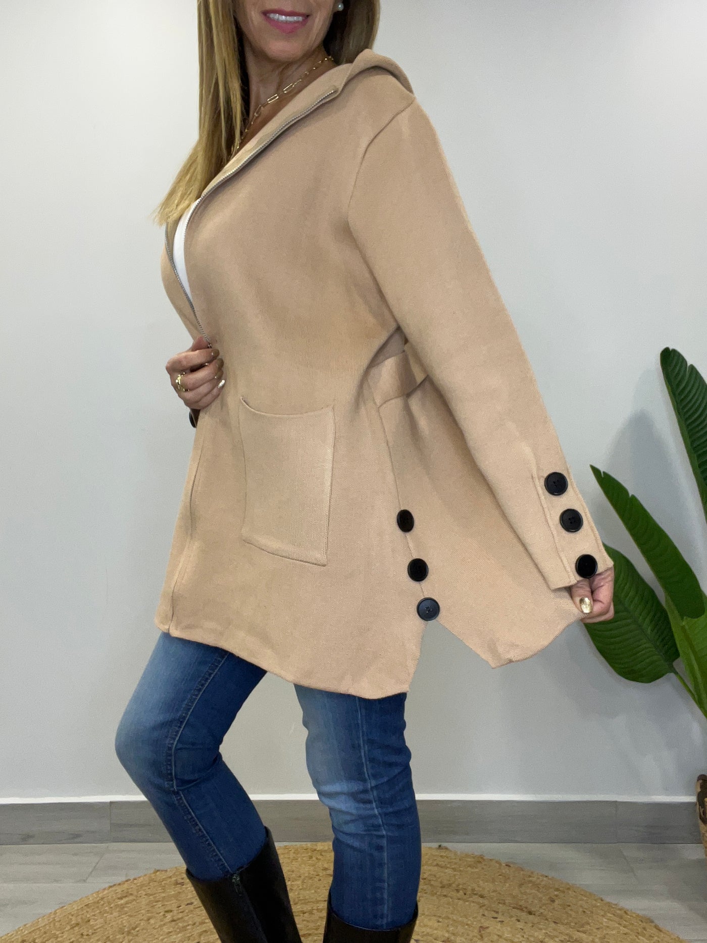 Abrigo Paula Beige