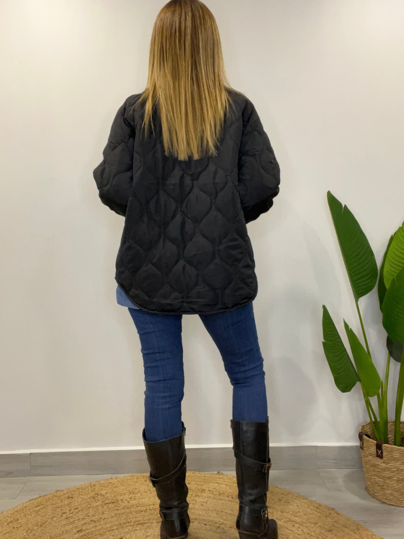 Parka con camisa mentirosa Padua negro