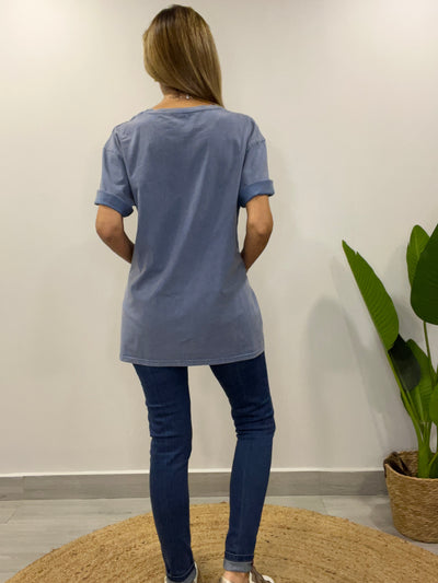 Polera Fame azul