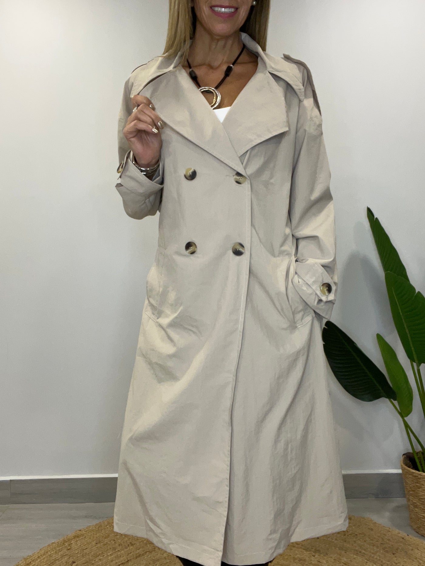 Trench Impermeable Imperio Beige