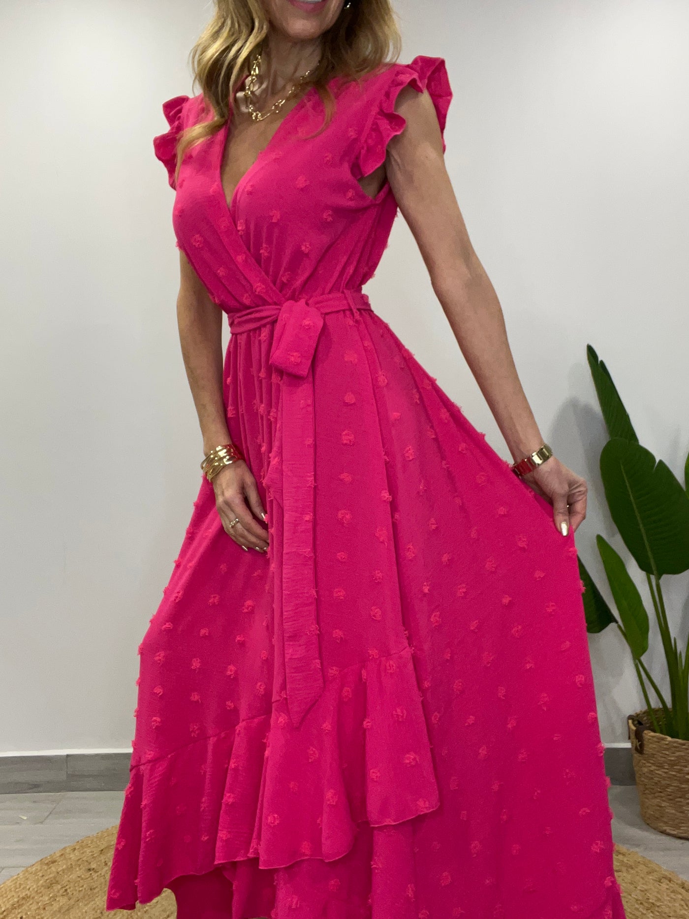 Vestido Volare fucsia