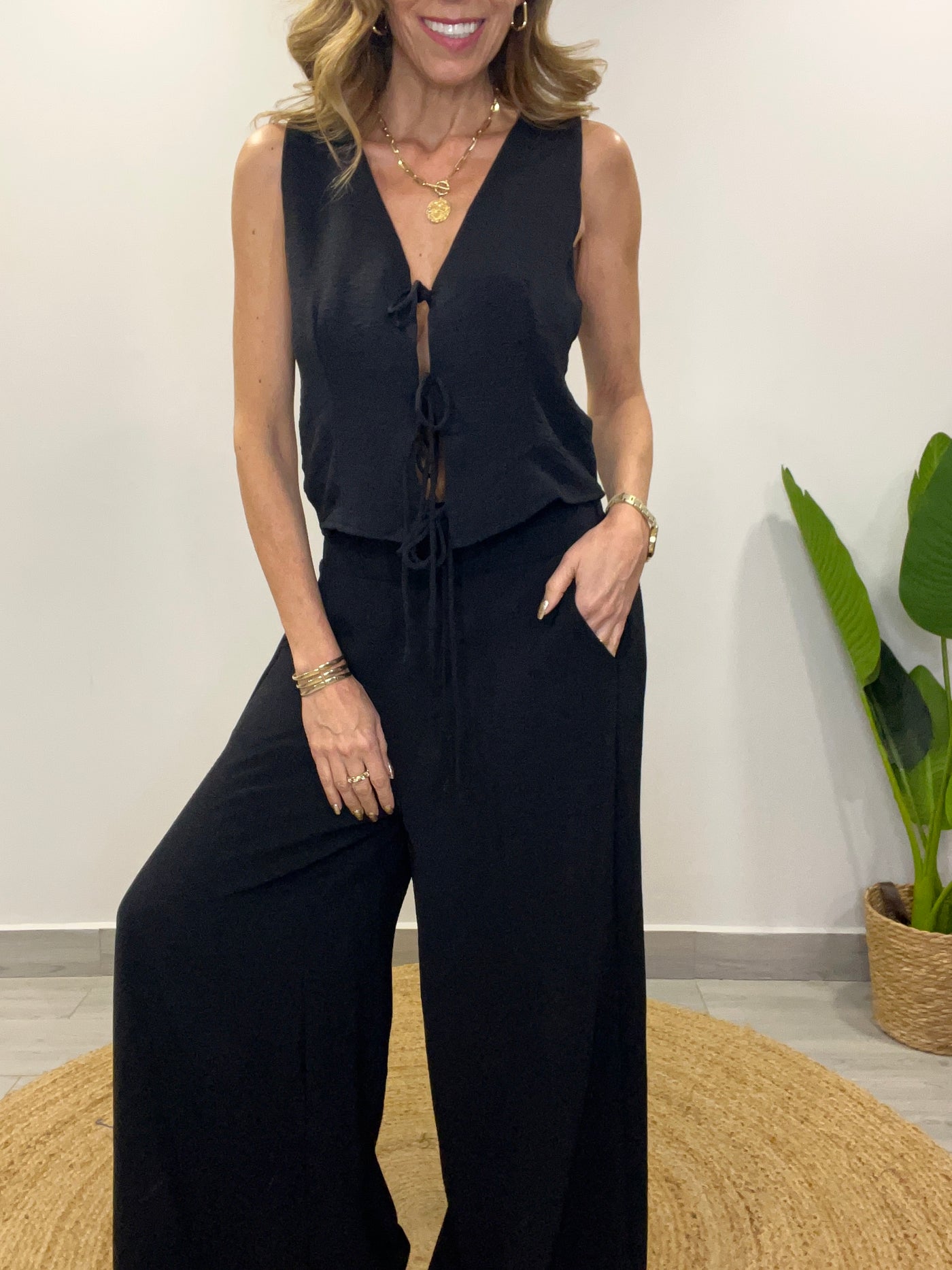 Conjunto Isis (2 piezas) negro