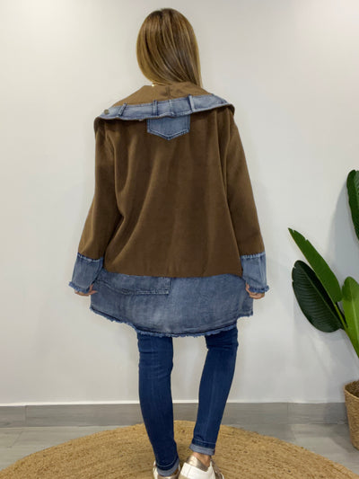 Chaqueta Paño/Jeans Singular Chocolate