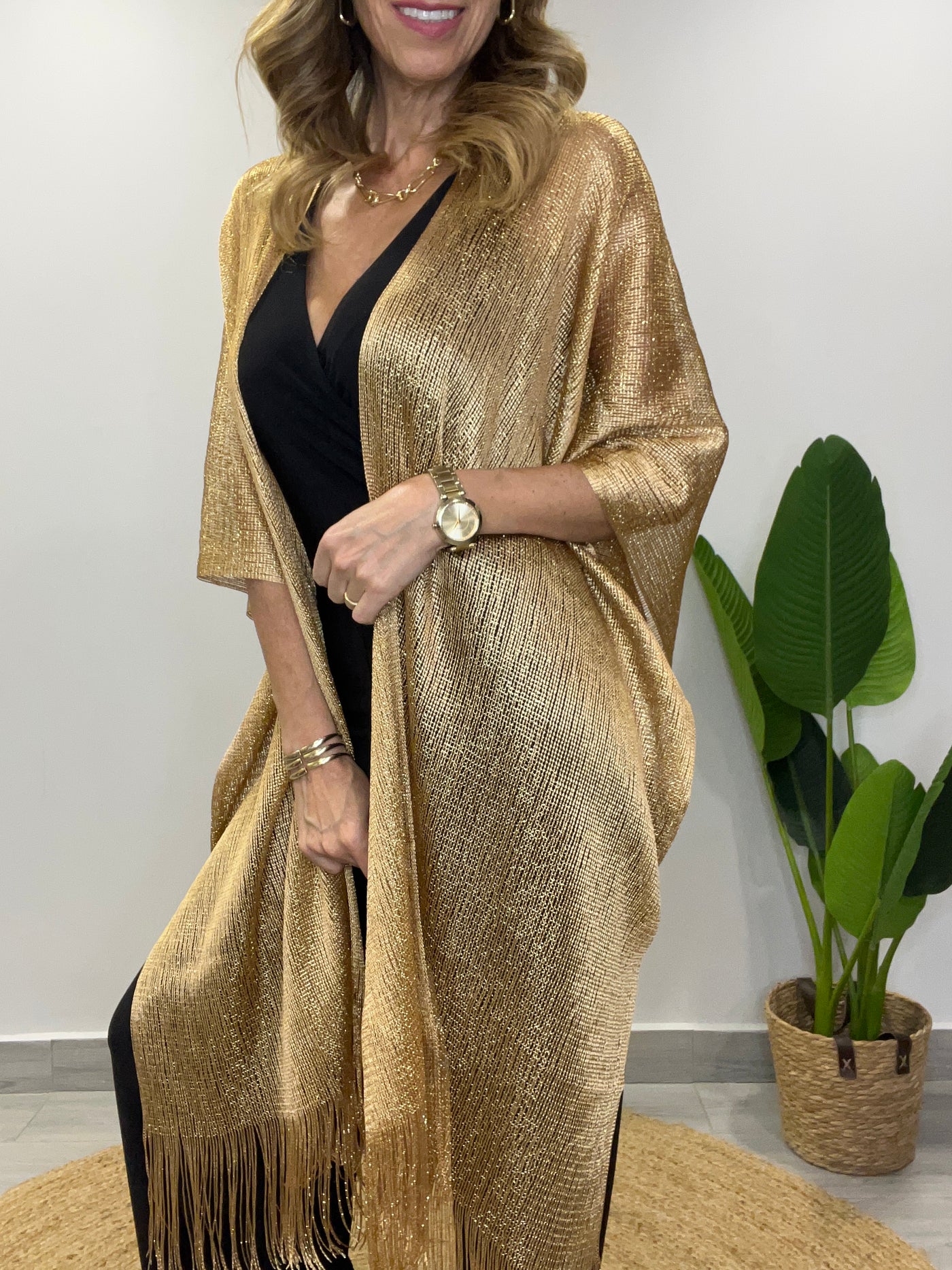 Tapado fiesta Lux dorado