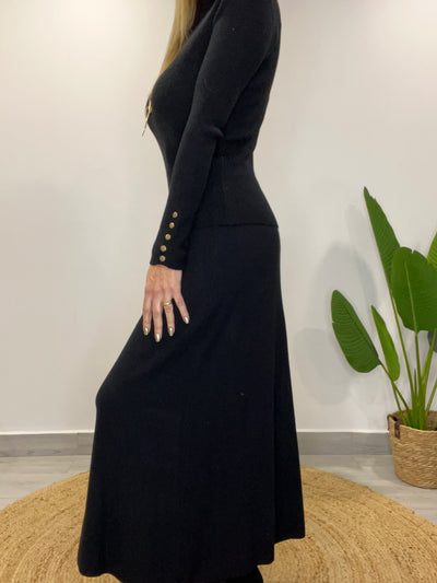 Falda Lanilla Sade negro