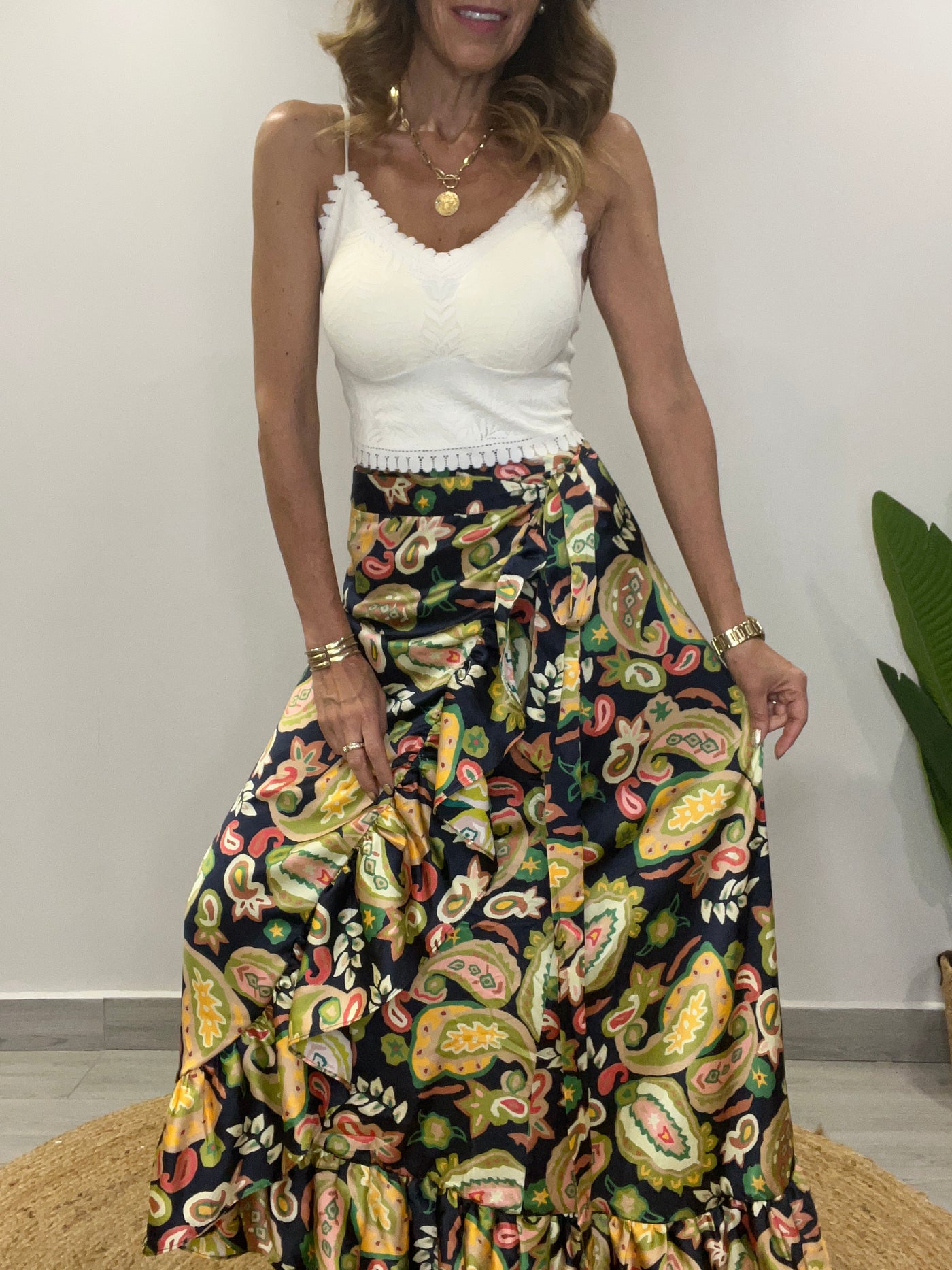 Falda Envolvente tropical