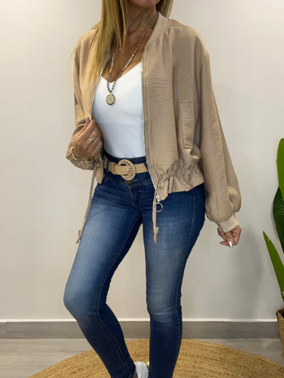 Bomber coquet Beige