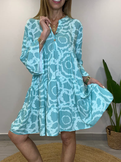 Vestido cancún Agua Marina