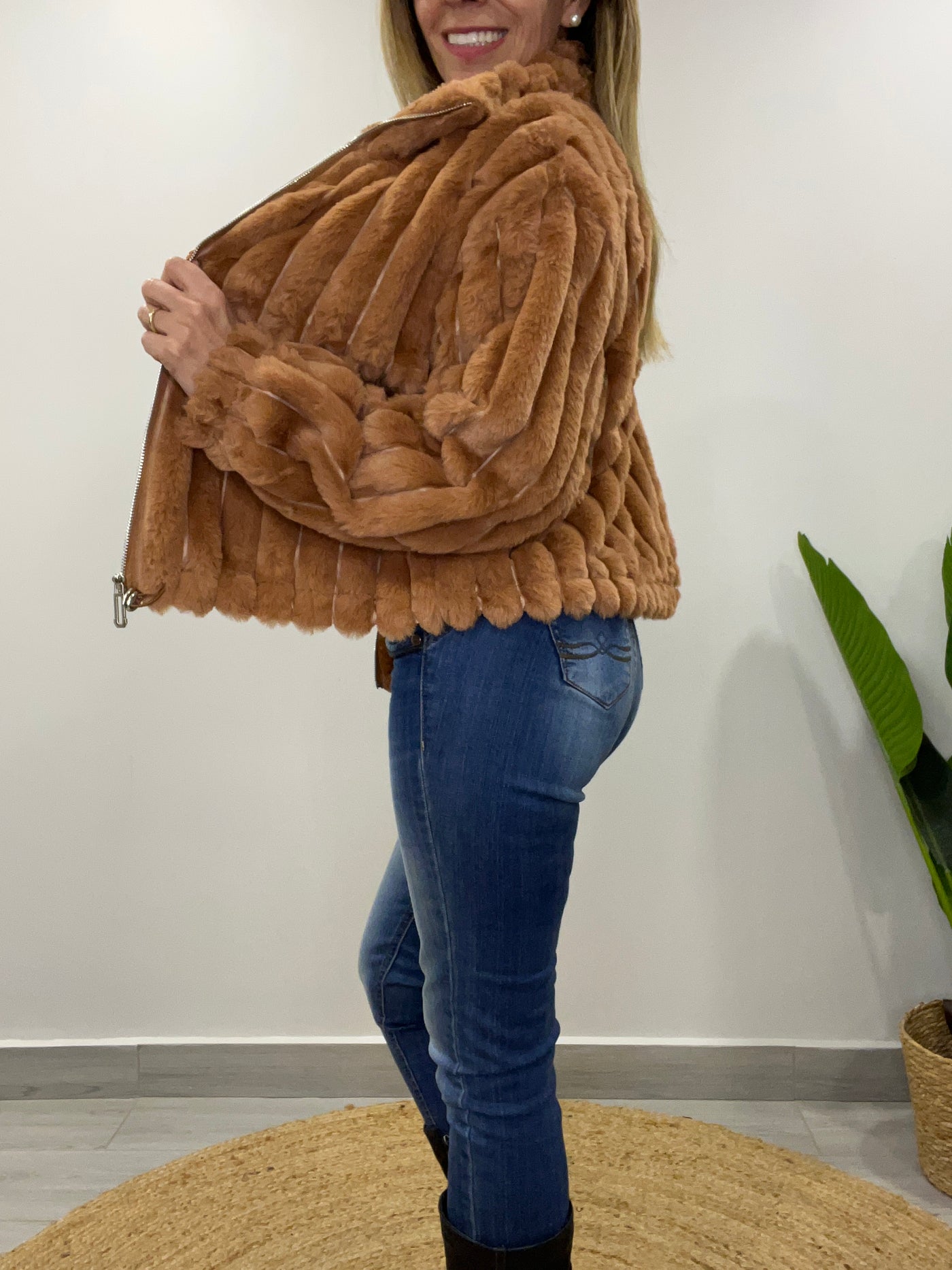 Chaqueta Polonia Camel