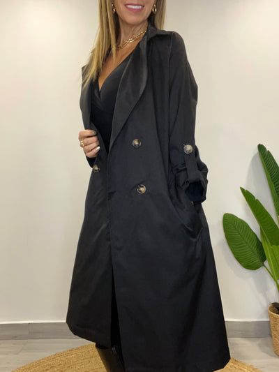 Trench Magnifico negro