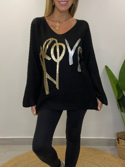 Sweater Bell Negro