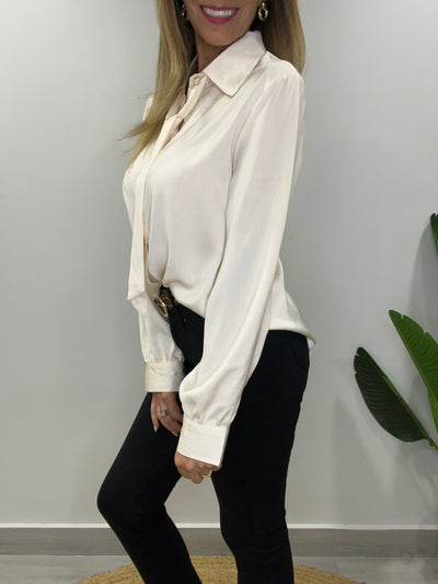 Blusa Viscoseda Amanda Crudo