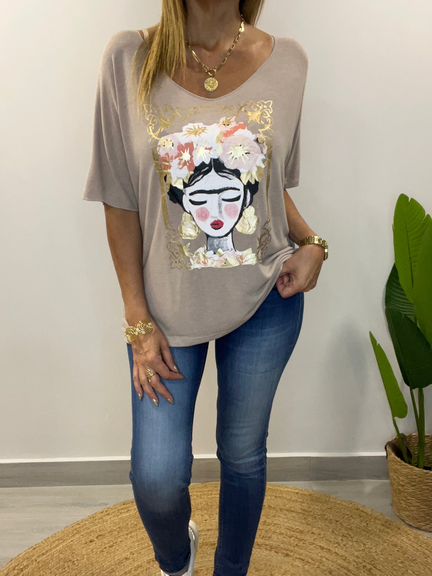 Polera Frida Fango