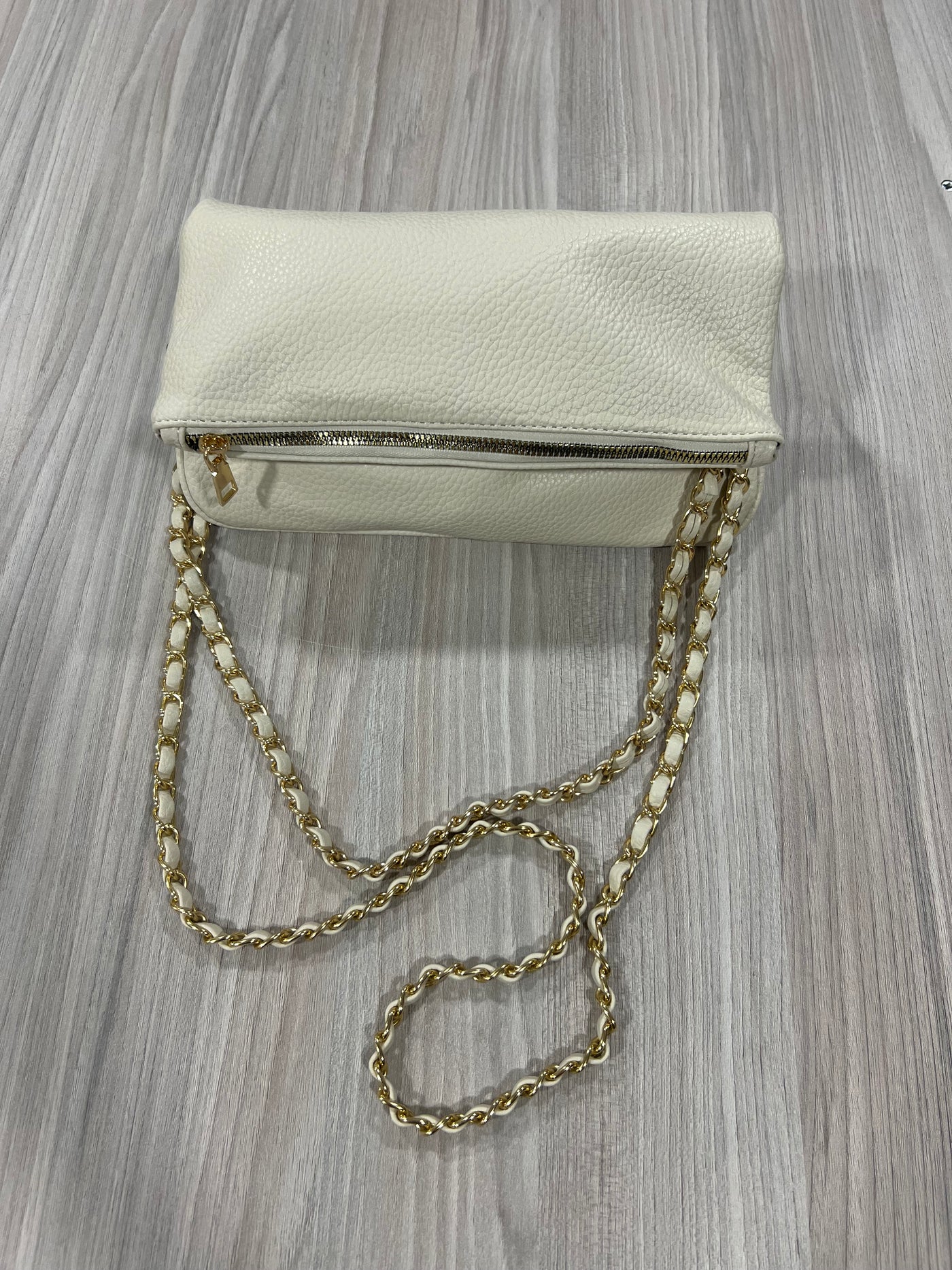 Cartera cadenas Ivory