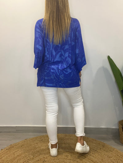 Polera Eloísa Azulina