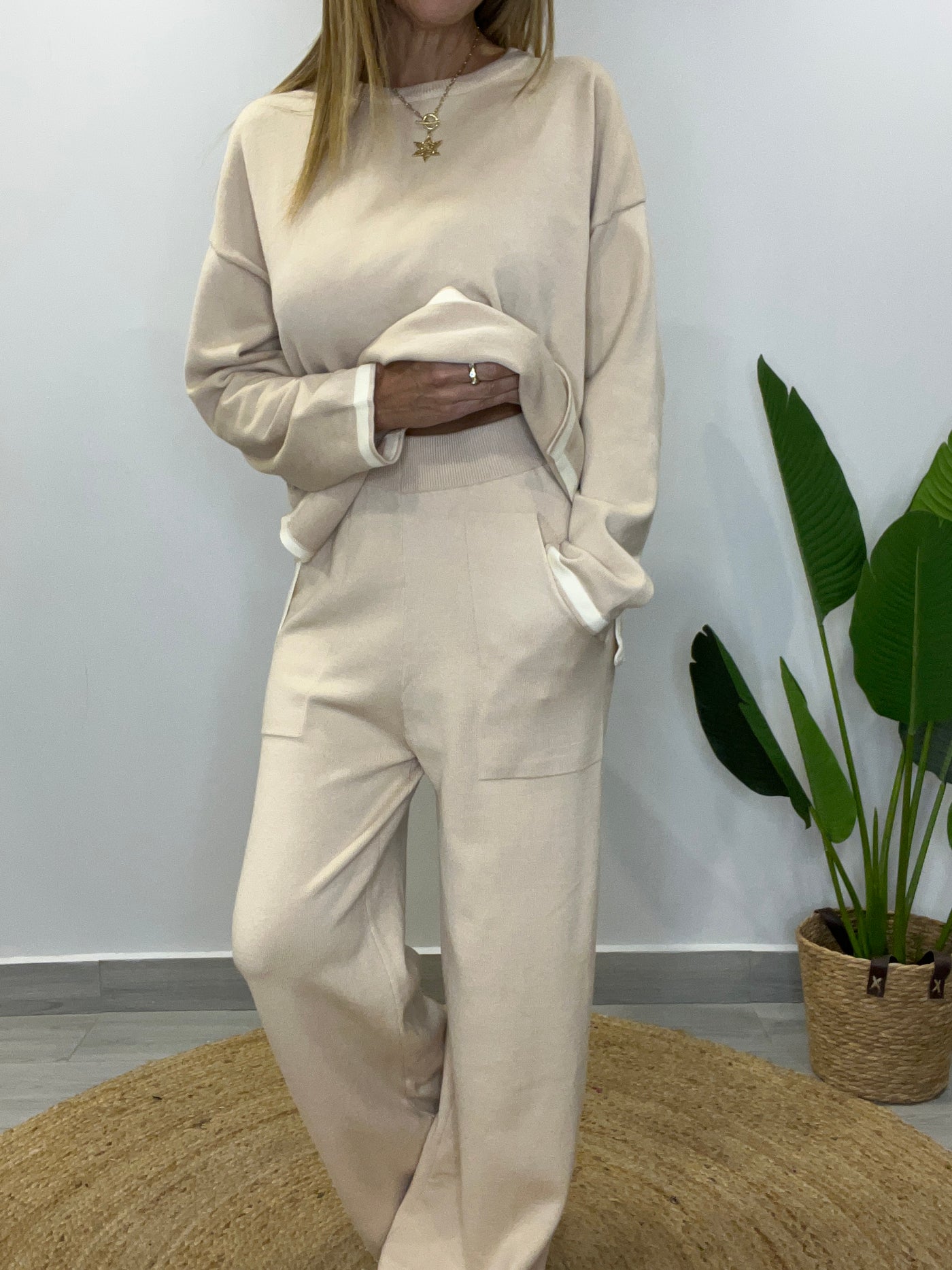 Conjunto Amelia (2 piezas) Beige