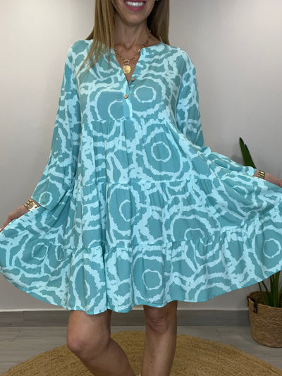 Vestido cancún Agua Marina