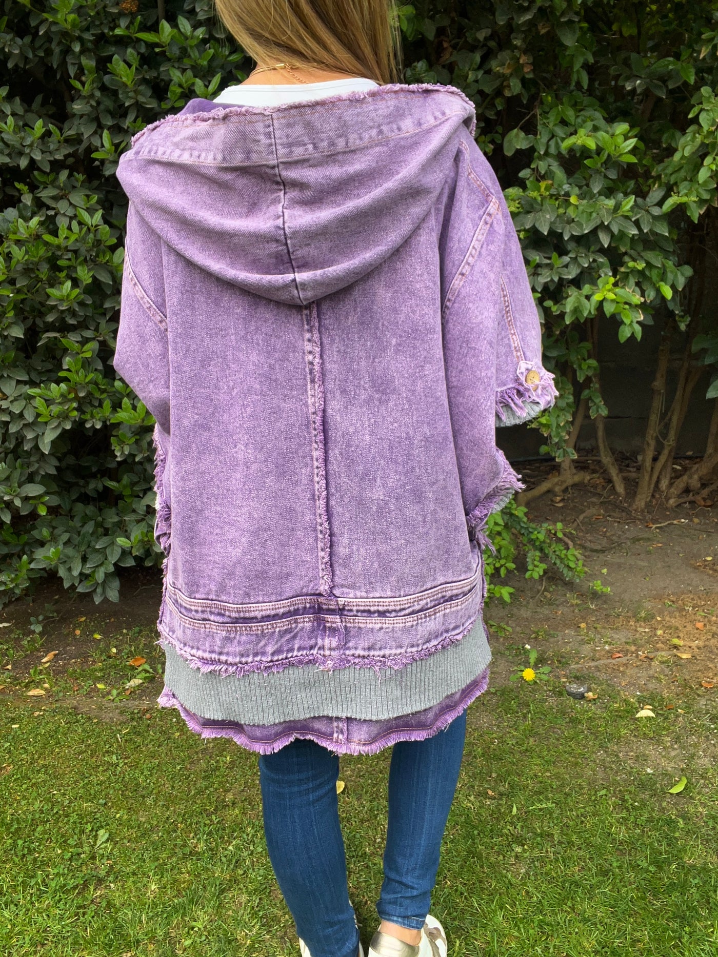 Chaqueta/Ponchito Furor Lila