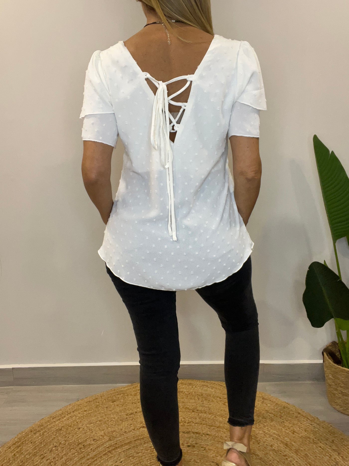 Blusa  Barbara Blanca