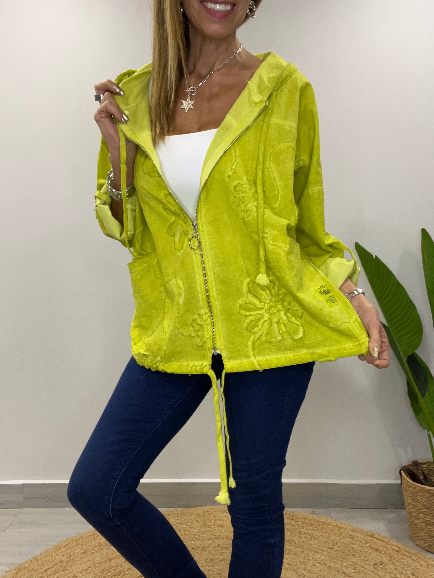 Chaqueta linolet Ferrari limón