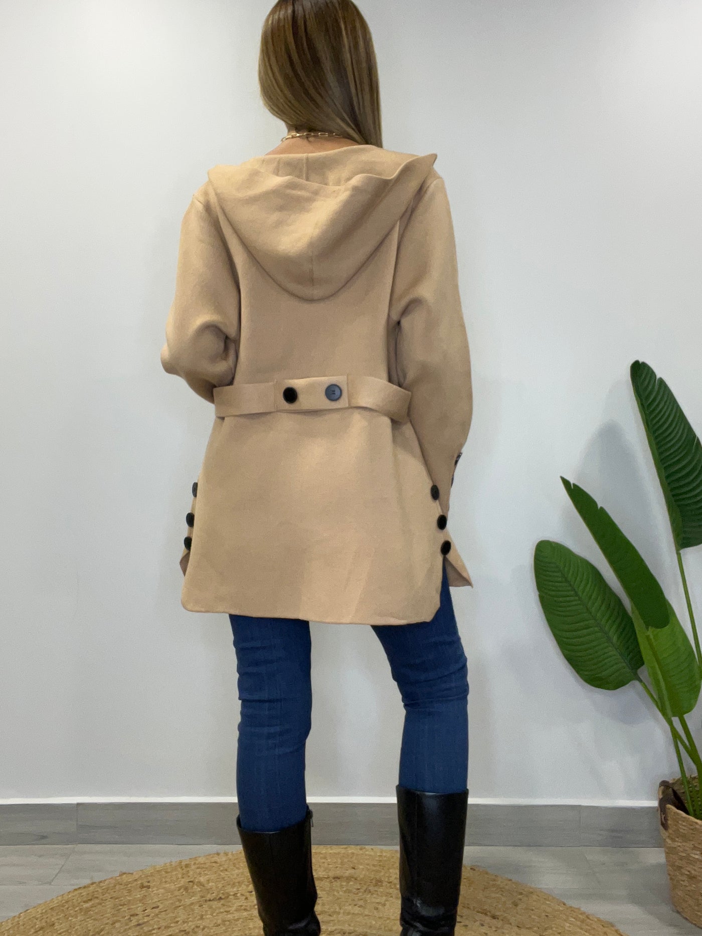 Abrigo Paula Beige