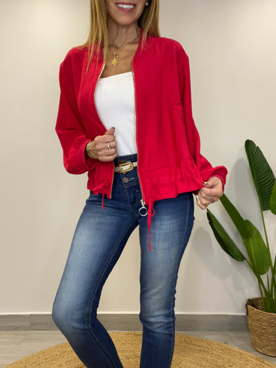 Bomber coquet Rojo