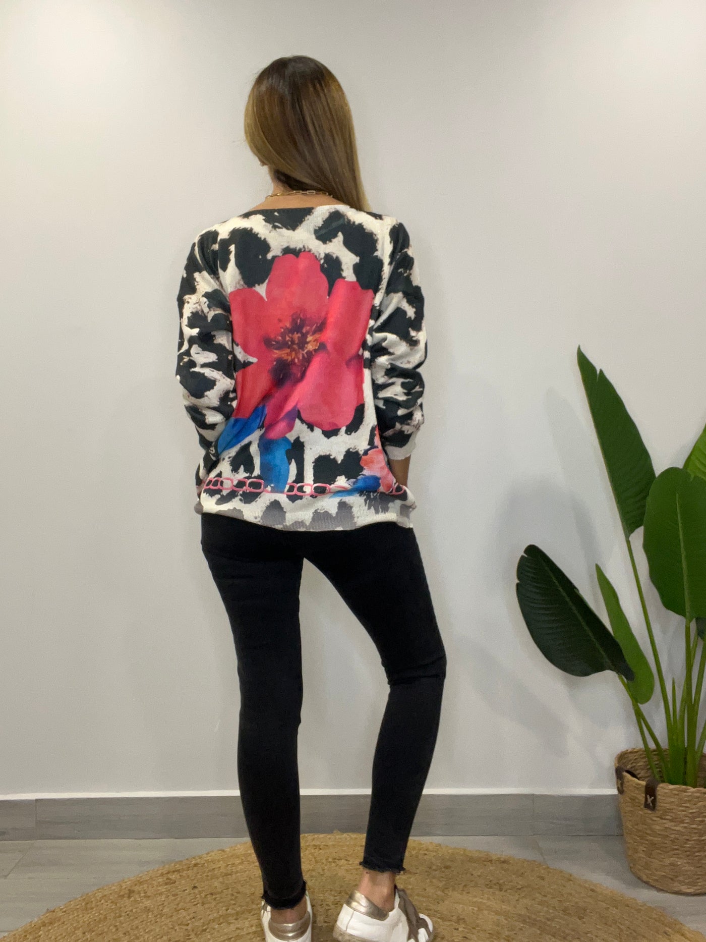 Sweater Hilo Rocío Negro