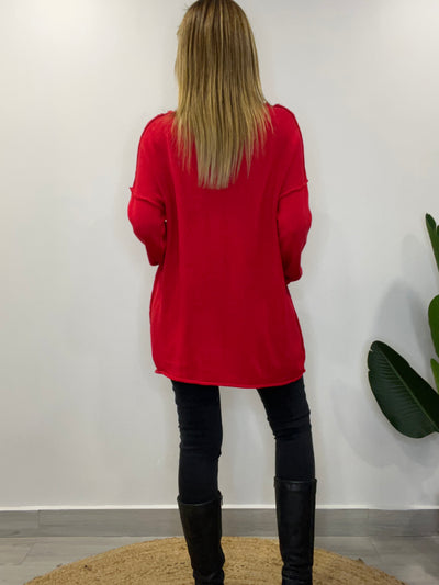 Sweater Bristol rojo