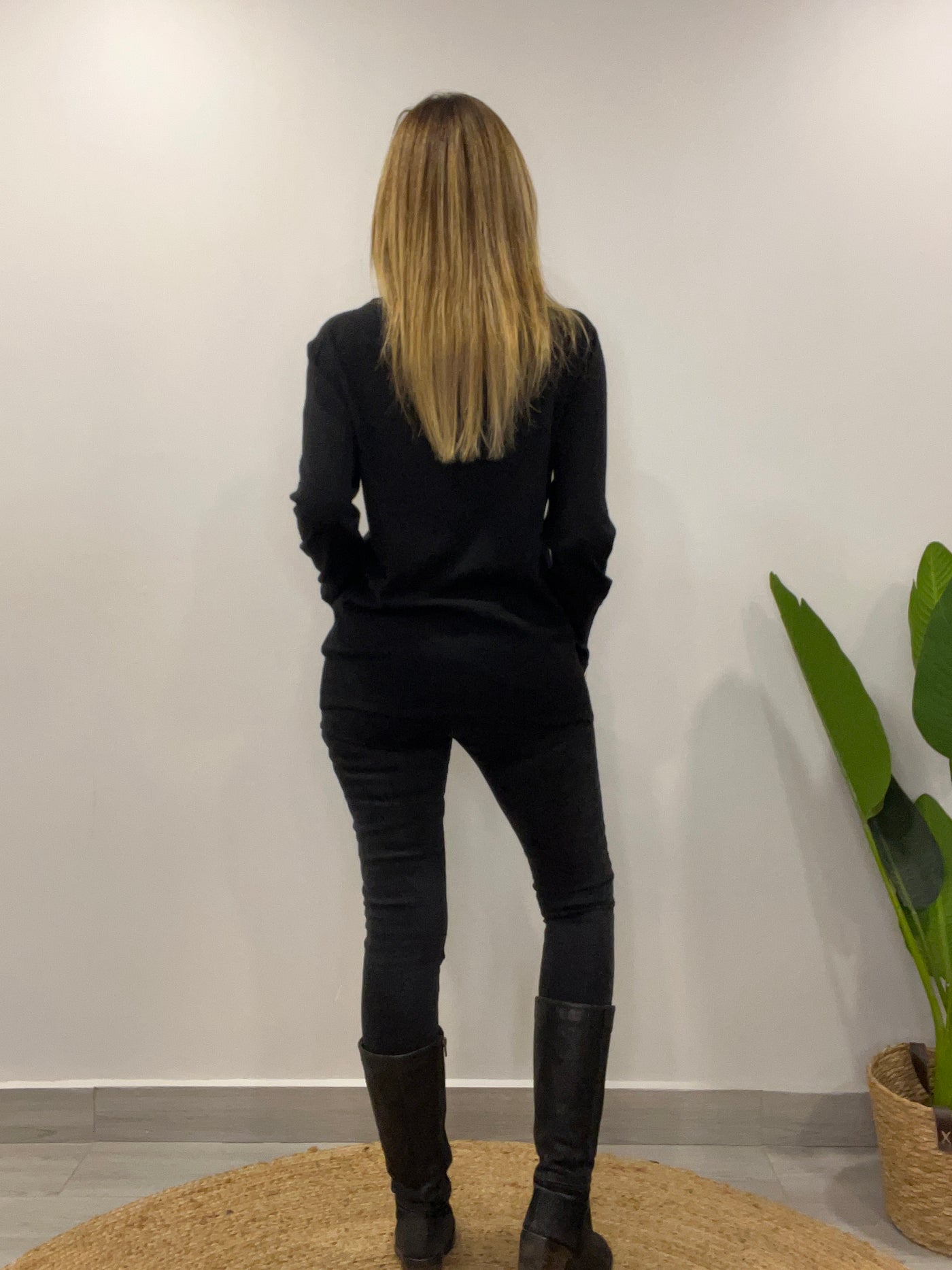 Sweater Delirio/Cuello Negro
