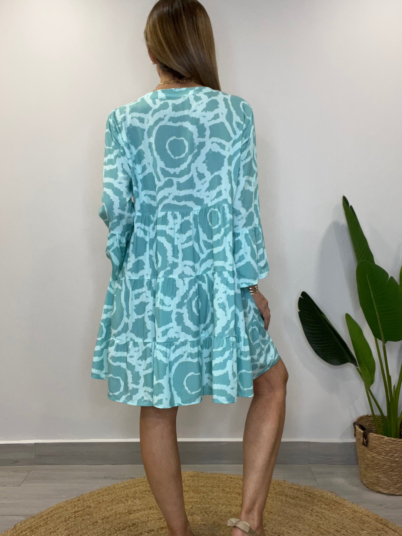 Vestido cancún Agua Marina