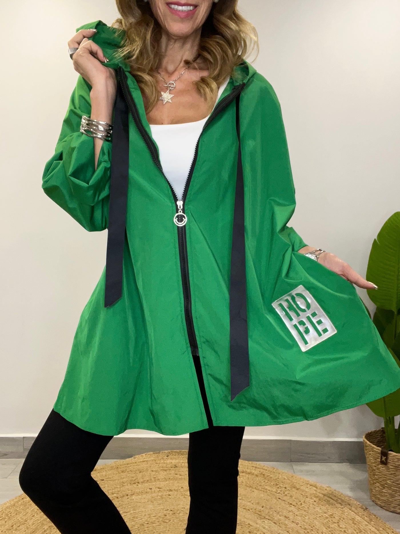 Cortavientos (Oversize ) Hope verde