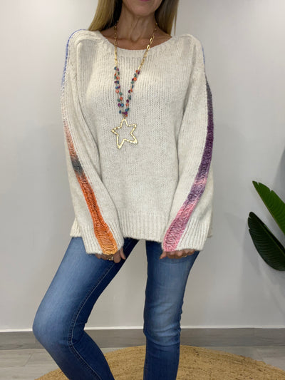 Sweater Italiano Lana Martina crudo