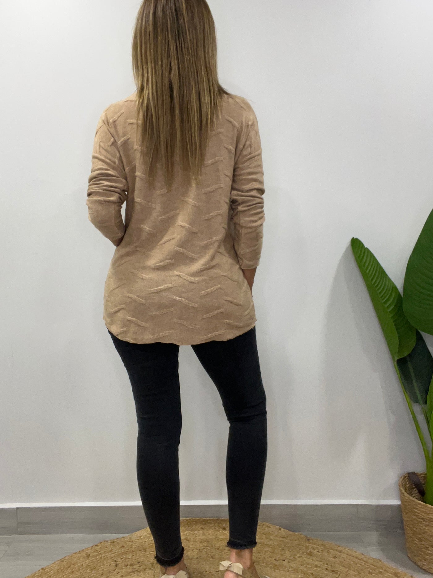 Sweater Italiano Diamond Camel
