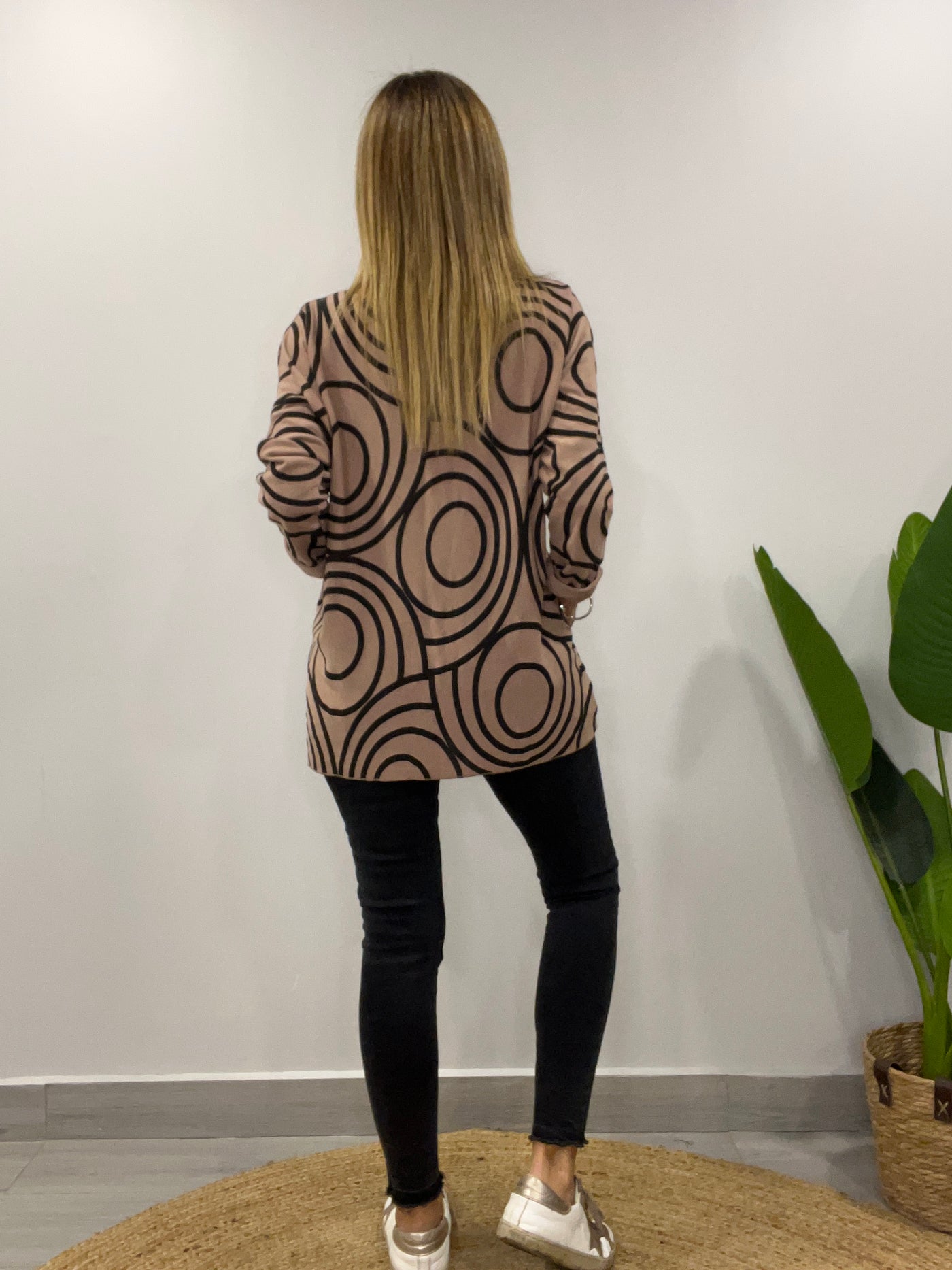 Polera Círculos Cocoa