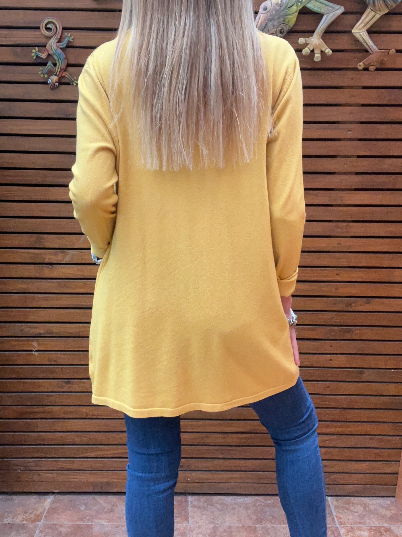 Cardigan Tivoli mostaza